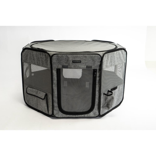 Nordic Paws Vax Løbegård – Grå 92 x 92 x 53 cm