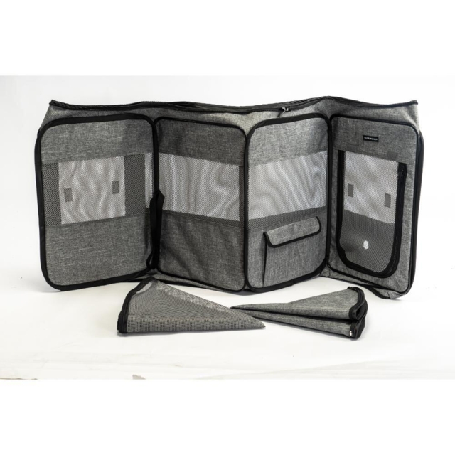Nordic Paws Vax Løbegård – Grå 92 x 92 x 53 cm